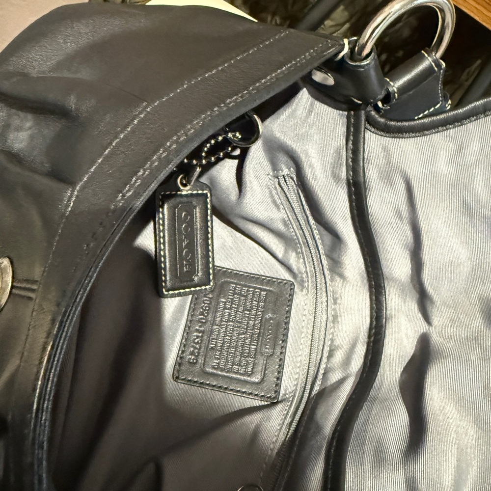 COACH Y2K Soho Plated Leather Large Flap Purse # F13729 (210 - Picture 4 of 7